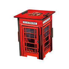 2er-Set Stiftebox und Spardose Red Telephone Box