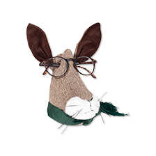 Brillenhalter Hase