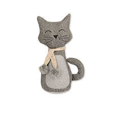Trstopper Katze Lucky aus Tweed