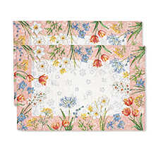 Tischset mit Frhlings-Blumen