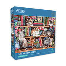 1000-Teile-Puzzle Katzen im Bcherregal