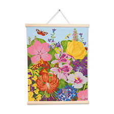 Malen-nach-Zahlen-Set mit Wiesenblumen