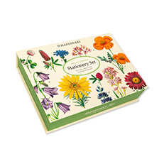 Briefkarten-Set mit Wildblumen im Vintage Design