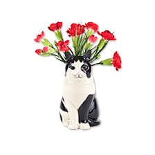 Blumenvase Katze Barney