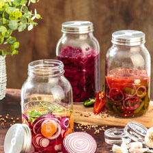 2 Fermentier-Glser mit Zubehr