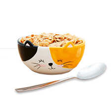 Müslischale Kitty aus Porzellan