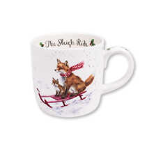 Thumbnail zu Weihnachts-Becher mit Fuchs und Rotkehlchen