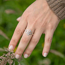 Silberring Celtic Knot