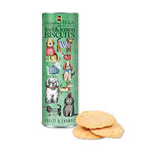 Gebckdose Dogs in Jumpers mit 200 g Fruit & Lemon Biscuits