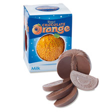 Schokoladen-Orange mit Orangenl
