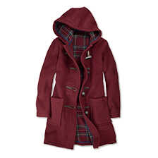 Thumbnail zu Roter Damen-Dufflecoat