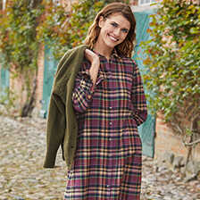 Thumbnail zu Flanell-Hemdblusenkleid Heather