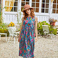 Sommer-Hngerkleid mit Blumen