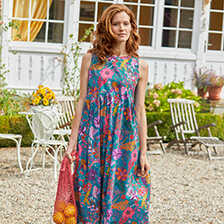 Sommer-Hngerkleid mit Blumen