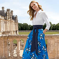 Blusenkleid mit Blumenrock