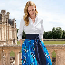 Blusenkleid mit Blumenrock