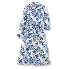 Blumenkleid im Hemdblusenstil