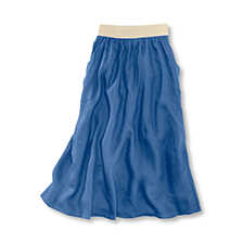 Thumbnail zu Leinenrock mit zwei Taschen