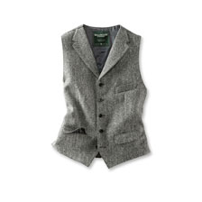 Weste aus Harris Tweed fr Herren