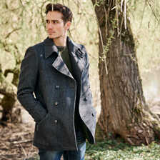 Cabanjacke aus Schurwolle fr Herren