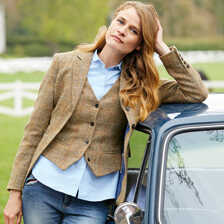 Tweedblazer fr Damen aus Harris Tweed