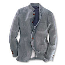 Blaue Sakko-Jacke 'Phil' fr Herren