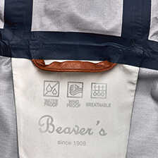 Grauer Blouson mit Kapuze fr Heren