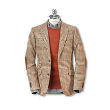 Tweedsakko mit Glenchek aus Harris Tweed