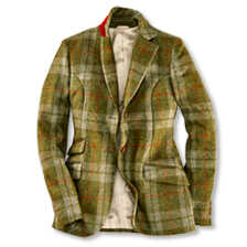 Damen-Tweedblazer aus irischem Tweed