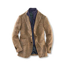 Tweedsakko aus Harris Tweed mit Fischgrat-Muster