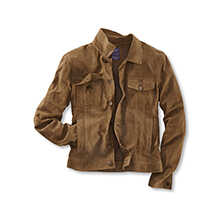 Lederjacke fr Herren im Jeansjacken-Stil