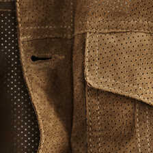 Lederjacke fr Herren im Jeansjacken-Stil