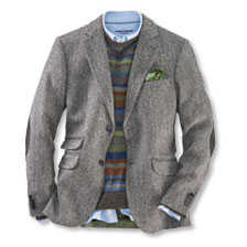 Fischgrat-Herren-Sakko aus Harris Tweed