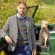 Alernatives Thumbnail 2 zu Fischgrat-Herren-Sakko aus Harris Tweed