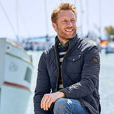 Herren-Kurz-Steppjacke Crawley