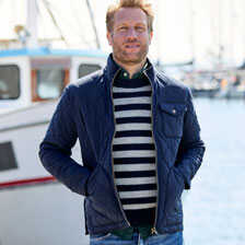 Herren-Kurz-Steppjacke Crawley