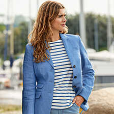 Alernatives Thumbnail 1 zu Leinen-Damen-Blazer