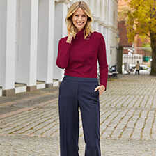 Damenhose in Navy