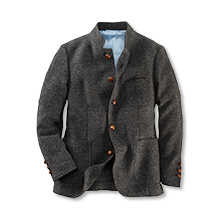 Harris-Tweed-Stehkragensakko