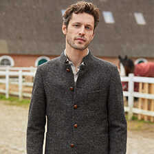 Harris-Tweed-Stehkragensakko