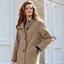 Oversized-Mantel fr Damen