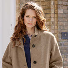Oversized-Mantel fr Damen