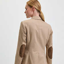 Damenblazer mit Ellbogenpatches