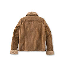 Alernatives Thumbnail 2 zu Lederjacke Ziegenvelours mit Teddyfutter