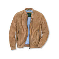 Thumbnail zu Lederblouson aus Ziegenvelours