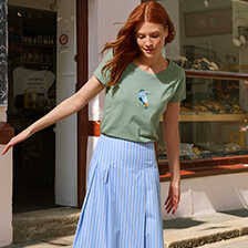 Alernatives Thumbnail 2 zu Midi-Streifenrock