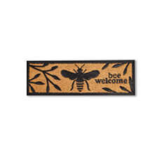 Schmale Trmatte Bee Welcome