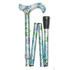 Faltbarer Spazierstock mit Blumen