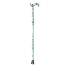 Faltbarer Spazierstock mit Blumen