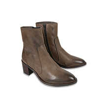 Damen-Stiefelette mit Blockabsatz